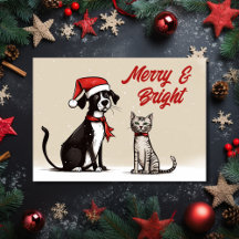 Navidades dulces de perro y gato