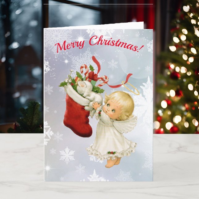 Tarjeta Festiva Navidades Dulces el texto de Angel & Kitty (Subido por el creador)