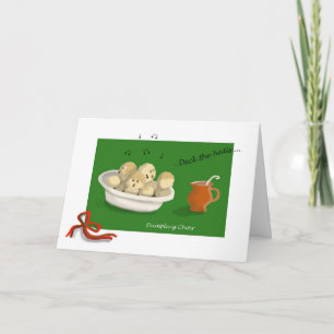 Tarjeta Festiva Navidades Dumpling Choir