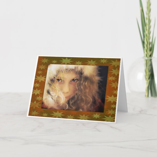 Tarjeta Festiva Navidades Elf (Anverso)