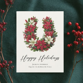 Tarjeta Festiva Navidades empresariales ecuestres festivos