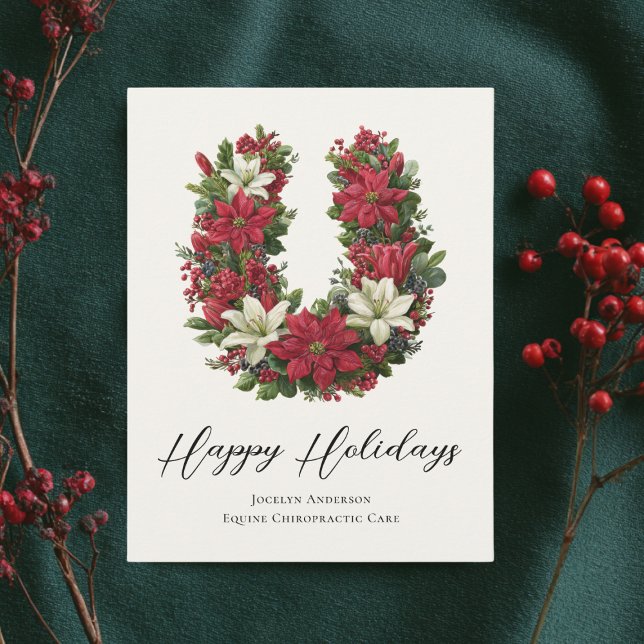 Tarjeta Festiva Navidades empresariales ecuestres festivos (Subido por el creador)