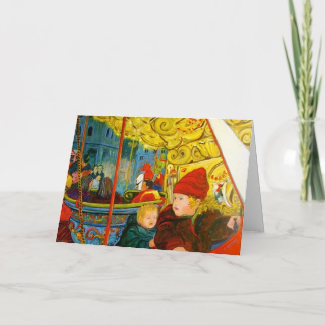 TARJETA FESTIVA NAVIDADES EN CHOLET (Anverso)