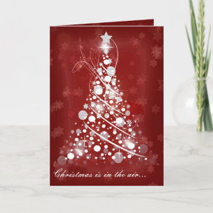 Tarjeta Festiva Navidades en el aire...