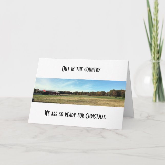 TARJETA FESTIVA NAVIDADES EN EL PAÍS-U SON LOS PRIMEROS EN NUESTRA (Anverso)