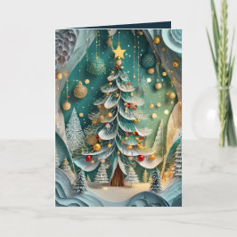 Tarjeta Festiva Navidades en la selva