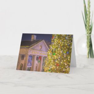 Tarjeta Festiva Navidades en Quincy Market