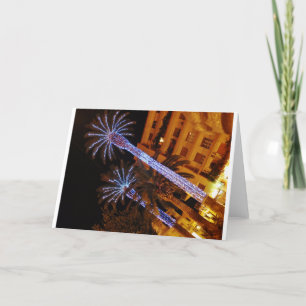 Tarjeta Festiva Navidades encienden Sicilia.
