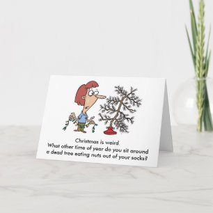 Tarjeta Festiva Navidades es raro.