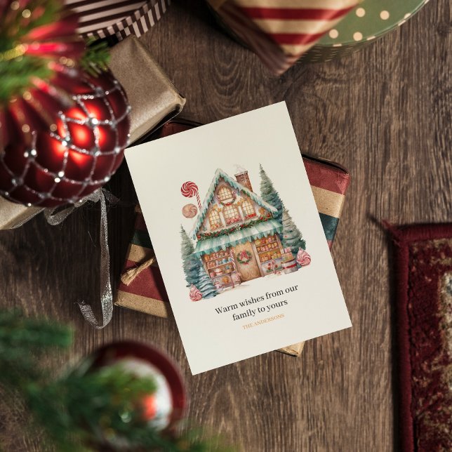 Tarjeta Festiva Navidades escandinavos Magia (Subido por el creador)