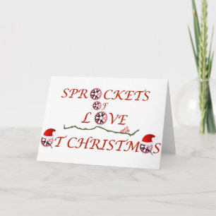 Tarjeta Festiva Navidades escudos de amor