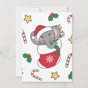 Tarjeta Festiva Navidades eslovacos Nieve Animales de invierno Slo