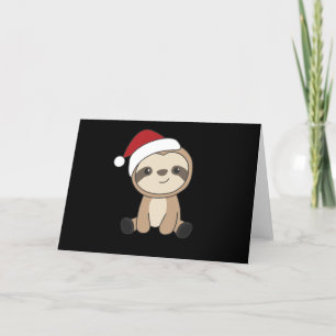Tarjeta Festiva Navidades eslovacos Nieve en vacaciones animadas d