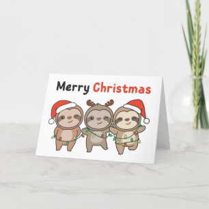 Tarjeta Festiva Navidades eslovacos se burlan de las tragamonedas