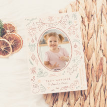 Navidades españoles con un doodle divertido navida