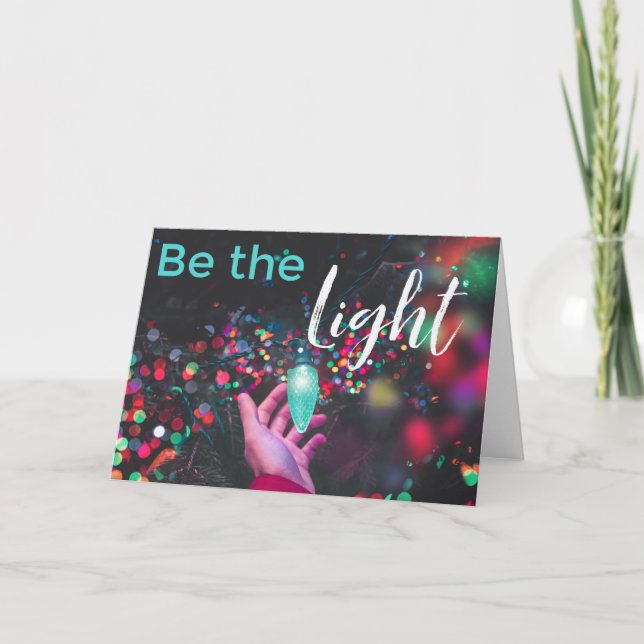 Tarjeta Festiva *~* Navidades Espiritual Nueva Edad Metafísica (Anverso)