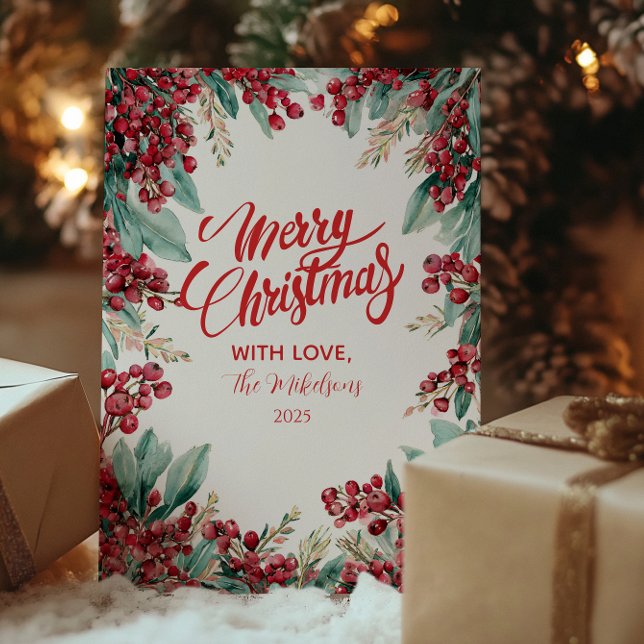 Tarjeta Festiva Navidades Eucalyptus y Pino (Subido por el creador)