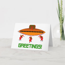 Tarjeta Festiva Navidades extranjeros