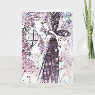 Tarjeta Festiva Navidades Fairy
