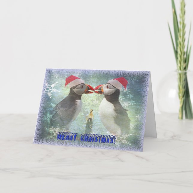 Tarjeta Festiva Navidades felices (Anverso)