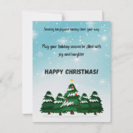 Tarjeta Festiva Navidades felices