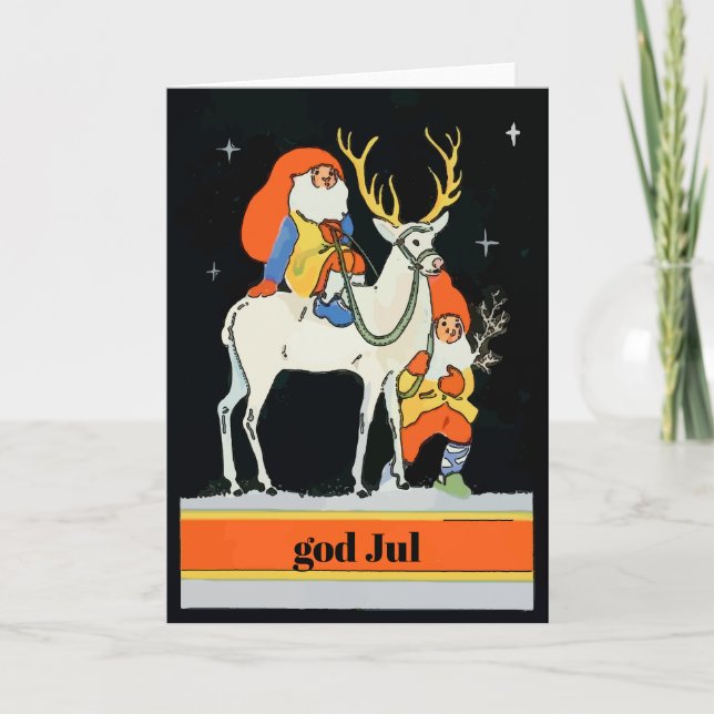 Tarjeta Festiva Navidades felices, cambiar el lenguaje en el salud (Anverso)