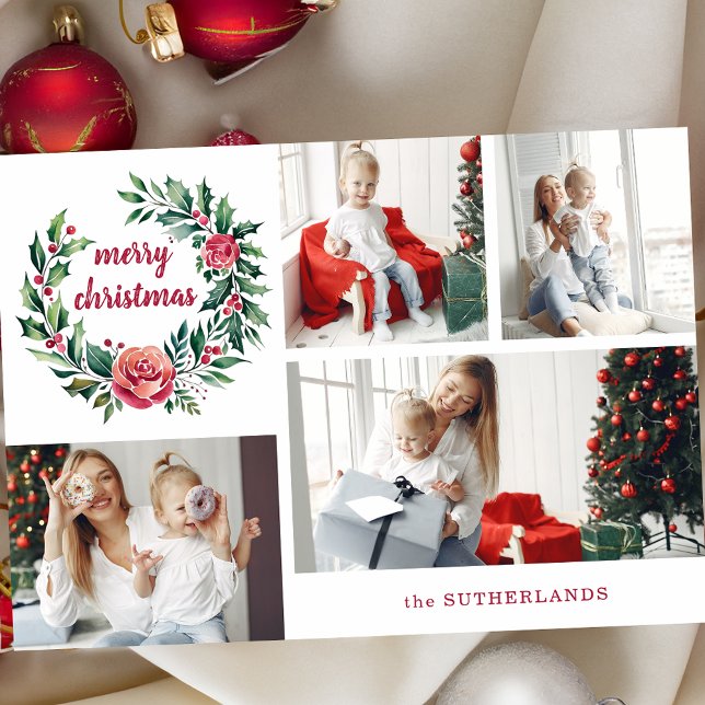 Tarjeta Festiva Navidades festivos coloridos Collage de fotos de c (Subido por el creador)