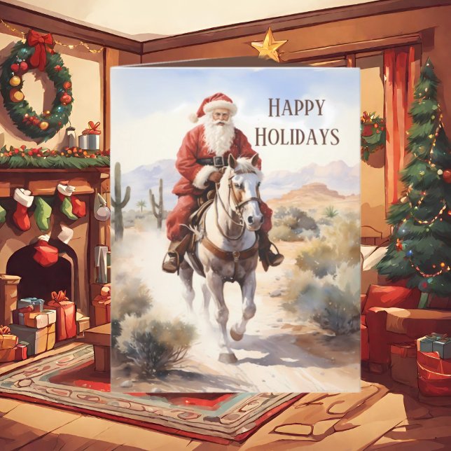 Tarjeta Festiva Navidades festivos de Santa Cruz Occidental añaden (Subido por el creador)