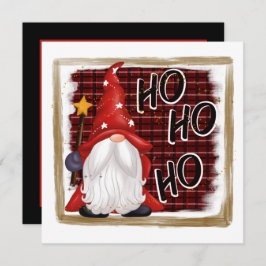 Tarjeta Festiva Navidades festivos gnome agregar sentimiento