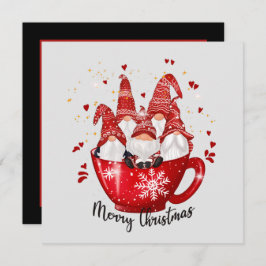 Tarjeta Festiva navidades festivos gnome snowman Holiday Card