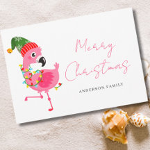 Navidades Flamingo Rosado