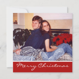 Tarjeta Festiva Navidades Flurry