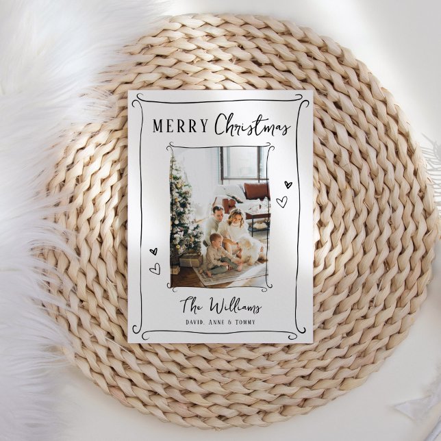 Tarjeta Festiva Navidades fotográficos caprichosos de mano (Subido por el creador)