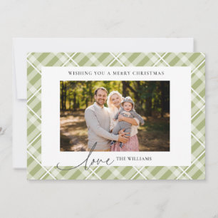 Tarjeta Festiva Navidades fotográficos clásicos de Personalizado G