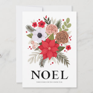 Tarjeta Festiva Navidades fotográficos de dos lados