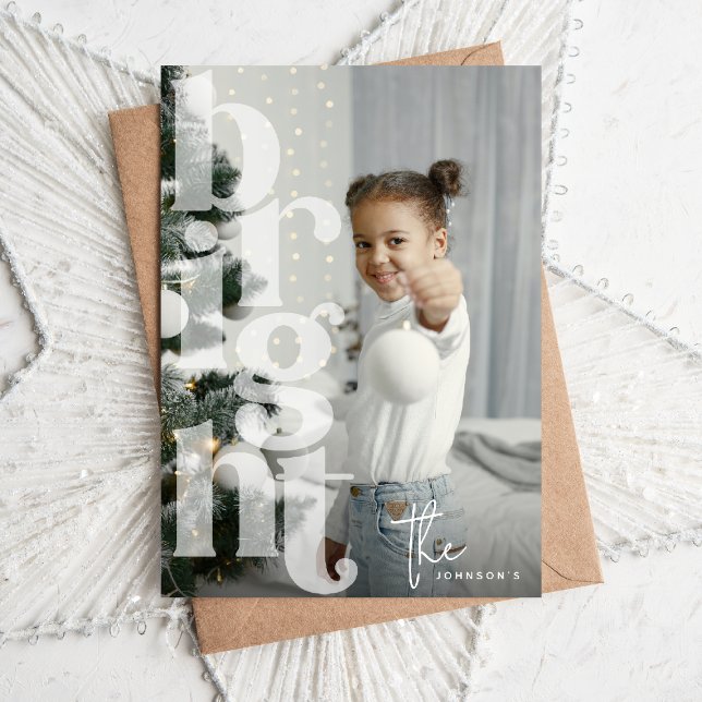Tarjeta Festiva NAVIDADES fotográficos de la tipografía superficia (Subido por el creador)