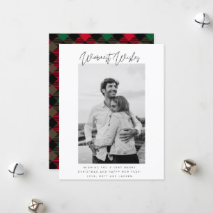 Tarjeta Festiva Navidades fotográficos de los deseos más cálidos