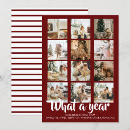 Tarjeta Festiva Navidades fotográficos de qué año se personalizan