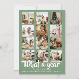 Tarjeta Festiva Navidades fotográficos de qué año se personalizan