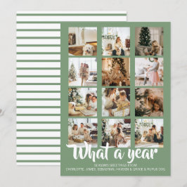 Tarjeta Festiva Navidades fotográficos de qué año se personalizan