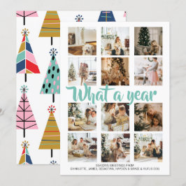 Tarjeta Festiva Navidades fotográficos de qué año se personalizan
