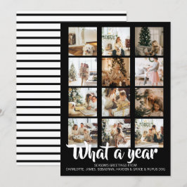 Tarjeta Festiva Navidades fotográficos de qué año se personalizan
