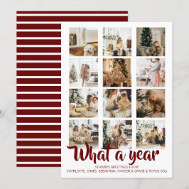 Tarjeta Festiva Navidades fotográficos de qué año se personalizan