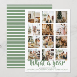 Tarjeta Festiva Navidades fotográficos de qué año se personalizan