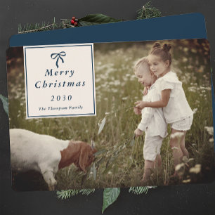 Tarjeta Festiva Navidades fotográficos familiares personalizados d