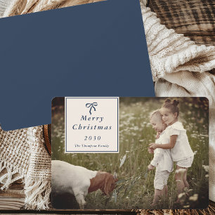 Tarjeta Festiva Navidades fotográficos familiares personalizados d
