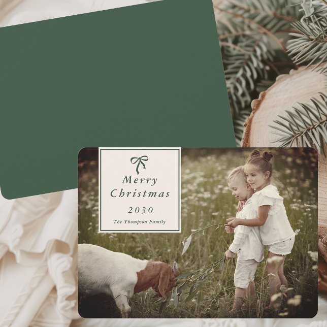 Tarjeta Festiva Navidades fotográficos familiares personalizados d (Subido por el creador)