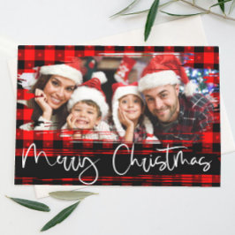 Tarjeta Festiva Navidades fotográficos personalizados de Buffalo P
