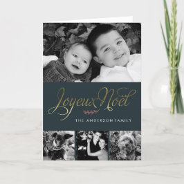 Tarjeta Festiva Navidades franceses Joyeux Noel