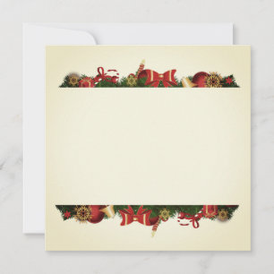 Tarjeta Festiva Navidades Fronteras
